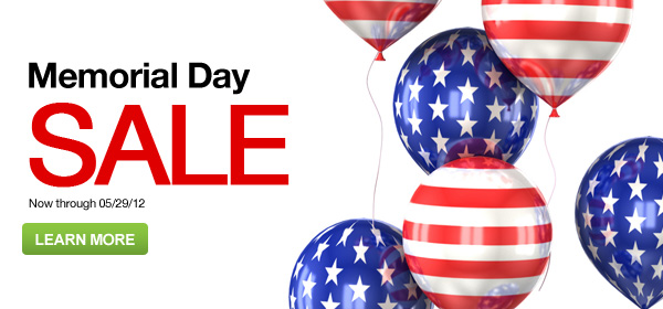 Memorial Day Sale - Save Throughout The Store