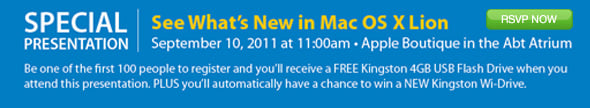 Register for the Apple Days Presentation.
