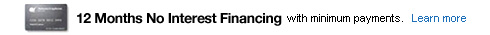 Abt 12 Month No Interest Financing