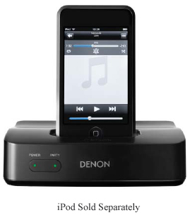 Denon Black Wired Control Dock For iPod - ASD-51N Denon Black Wired Control Dock For iPod - ASD-51N