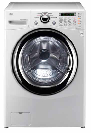 LG 3.6 Cu.Ft. Front Load White Washer And Dryer Combo - WM3987HW