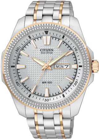 Citizen WR100 Silver Dial Mens Watch - BM8496-51A Citizen WR100 Silver Dial Mens Watch - BM8496-51A