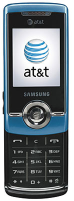 Samsung AT&T Wireless Blue Cellular Phone - a777