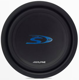 Alpine 10  Type-S Series Mobile Subwoofer - SWS-1043D