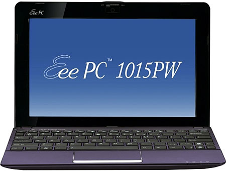 Asus Eee Purple Netbook Computer - 1015PW-MU27-PR
