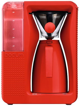 Bodum BISTRO Red Pour Over Coffee Machine - 11001-294US