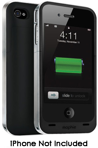 Mophie Juice Pack Air iPhone 4 And 4S Battery Case - 1145JPAIP4BLK