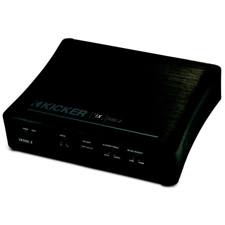 Kicker IX Series Black 2 Channel Power Amplifier - IX500.2