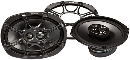 Kicker 6.5 ' KS Series 3-Way Coaxial Speakers - KS693