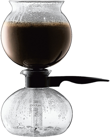 Bodum Pebo 8 Cup Black Vacuum Coffee Maker - 120801 Bodum Pebo 8 Cup Black Vacuum Coffee Maker - 120801