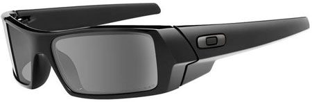 Oakley Polarized Gascan Polished Black Mens Sunglasses - 12-891