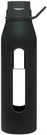 Takeya 22 Oz. Black Classic Glass Water Bottle - 13010