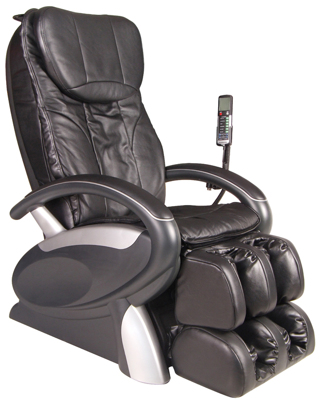 Cozzia Black Reclining Massage Chair - 16020BK