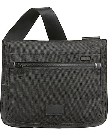 Tumi Alpha Collection Black Small Flap Body Bag - 22105 BLACK Tumi Alpha Collection Black Small Flap Body Bag - 22105 BLACK