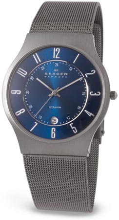 Skagen Titanium Mens Watch - 233XLTTN