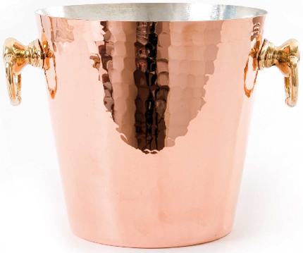 Mauviel Hammered Bronze Champagne Bucket - 270603
