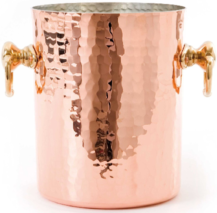 Mauviel Hammered Copper Wine Bucket - 270604
