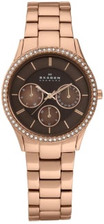 Skagen Rose Gold Steel Womens Watch - 347LRXR1