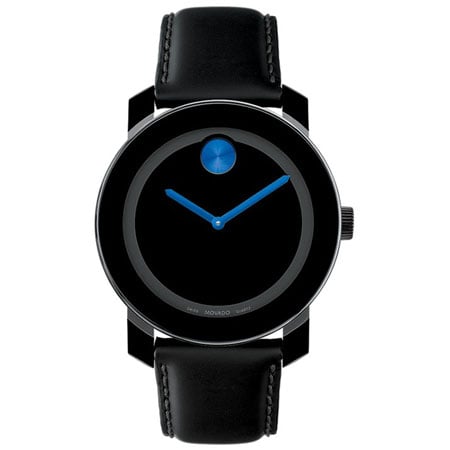 Movado Bold Large Black/Blue U