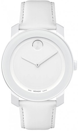 Movado Bold White Unisex Watch