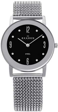 Skagen Steel Stretch Stainless Steel Ladies Watch - 39LSSB1 Skagen Steel Stretch Stainless Steel Ladies Watch - 39LSSB1