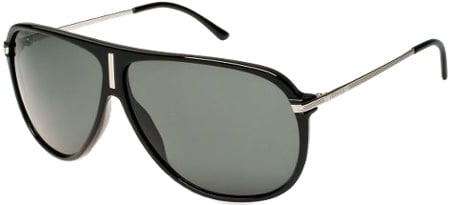 Versace Black Frame Aviator Unisex Sunglasses - 4165 GB18 7 Versace Black Frame Aviator Unisex Sunglasses - 4165 GB18 7