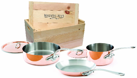 Mauviel MHeritage Copper And Cast Stainless Steel 5-Piece Cookware Set - 610001WC