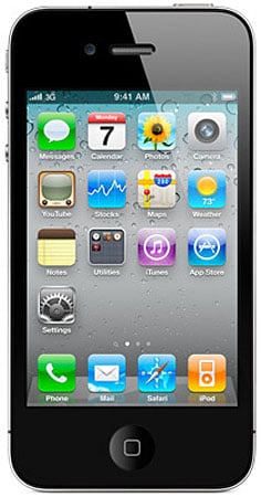 Apple AT&T 8GB Black iPhone 4 Wireless Cellular Phone - 65488