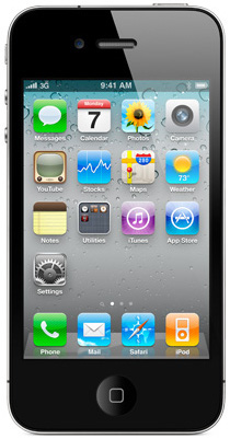 Apple AT&T 32GB Black iPhone 4 Wireless Cellular Phone - 68096