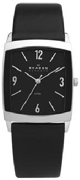 Skagen Black Stainless Steel Mens Watch - 691LSLB