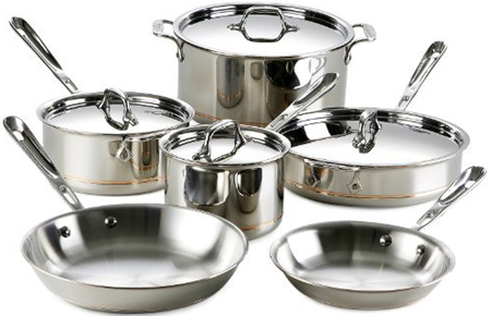 All-Clad Copper Core 10-Piece Set - 8400000009