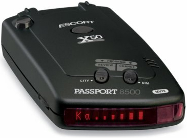 Escort PASSPORT 8500 X50 Red Display Radar Detector - 8500 X50 RED