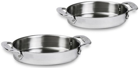 All-Clad 2 Stainless Steel 7 ' Oval Bakers - 8700800505