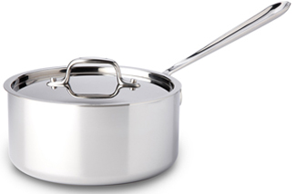 All-Clad Stainless Steel 3 Qt Sauce Pan - 8701004398