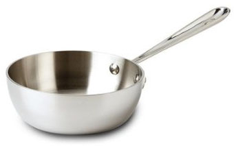 All Clad Stainless Steel 1 Qt Saucier Pan - 8701004436