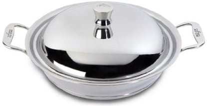 All-Clad Stainless Steel Copper Core 4-Quart 40th Anniversary American Casserole Pan With Lid - 8701004513