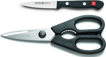 Wusthof Gourmet 2 Piece Shears & Parer Set - 8758W