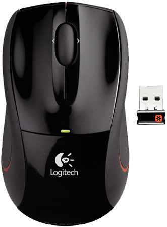 Logitech M505 Black Wireless Mouse - 910-001321