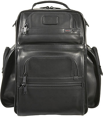 Tumi Black Leather Alpha Colle