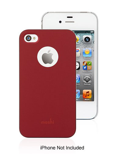 Moshi iGlaze Burgundy Red iPhone 4/4S Case - 99MO036321
