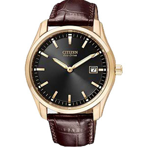 Citizen Eco-Drive Strap Black Dial Men 's Watch - AU1043-00E