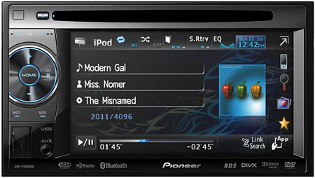 Pioneer Double-DIN Multimedia DVD Receiver - AVHP2400BT