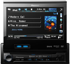 Pioneer Motorized 7 ' Widescreen Touch Display In Dash DVD Receiver - AVH-P6300BT