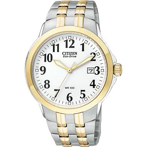 Citizen Eco-Drive Bracelet White Dial Men 's Watch - BM7094-50A