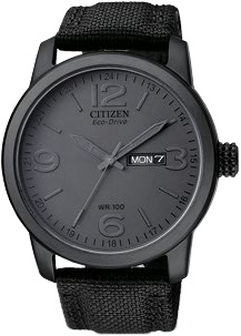 Citizen Eco-Drive Black Sport Mens Watch - BM8475-00F