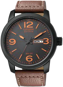 Citizen Eco-Drive Brown Sport Mens Watch - BM8475-26E