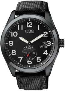 Citizen Eco-Drive Black Sport Mens Watch - BV1085-06E