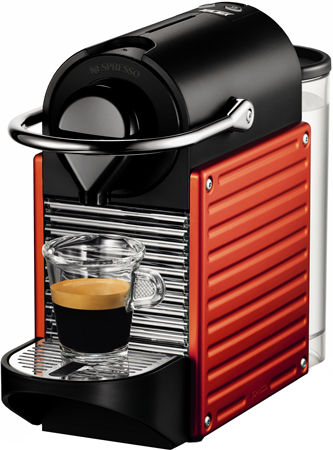 Nespresso Pixie Electric Red Espresso Machine - C60RE