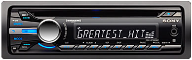 Sony Single DIN Car Stereo CD Receiver - CDX-GT360MP