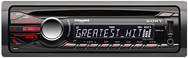 Sony Single DIN Car Stereo CD Receiver - CDX-GT56UI